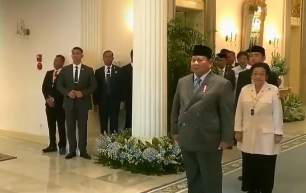 Momen Langka di Harlah Pancasila, Ketika Prabowo, Gibran, dan Megawati Duduk Berdampingan